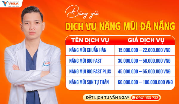 Địa chỉ nâng mũi Đà Nẵng uy tín với đội ngũ bác sĩ giàu kinh nghiệm 3 bang gia dich vu nang mui da nang 1
